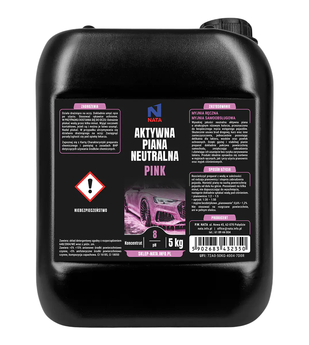 aacc aktywna-piana-neutralna-pink-5kg.webp