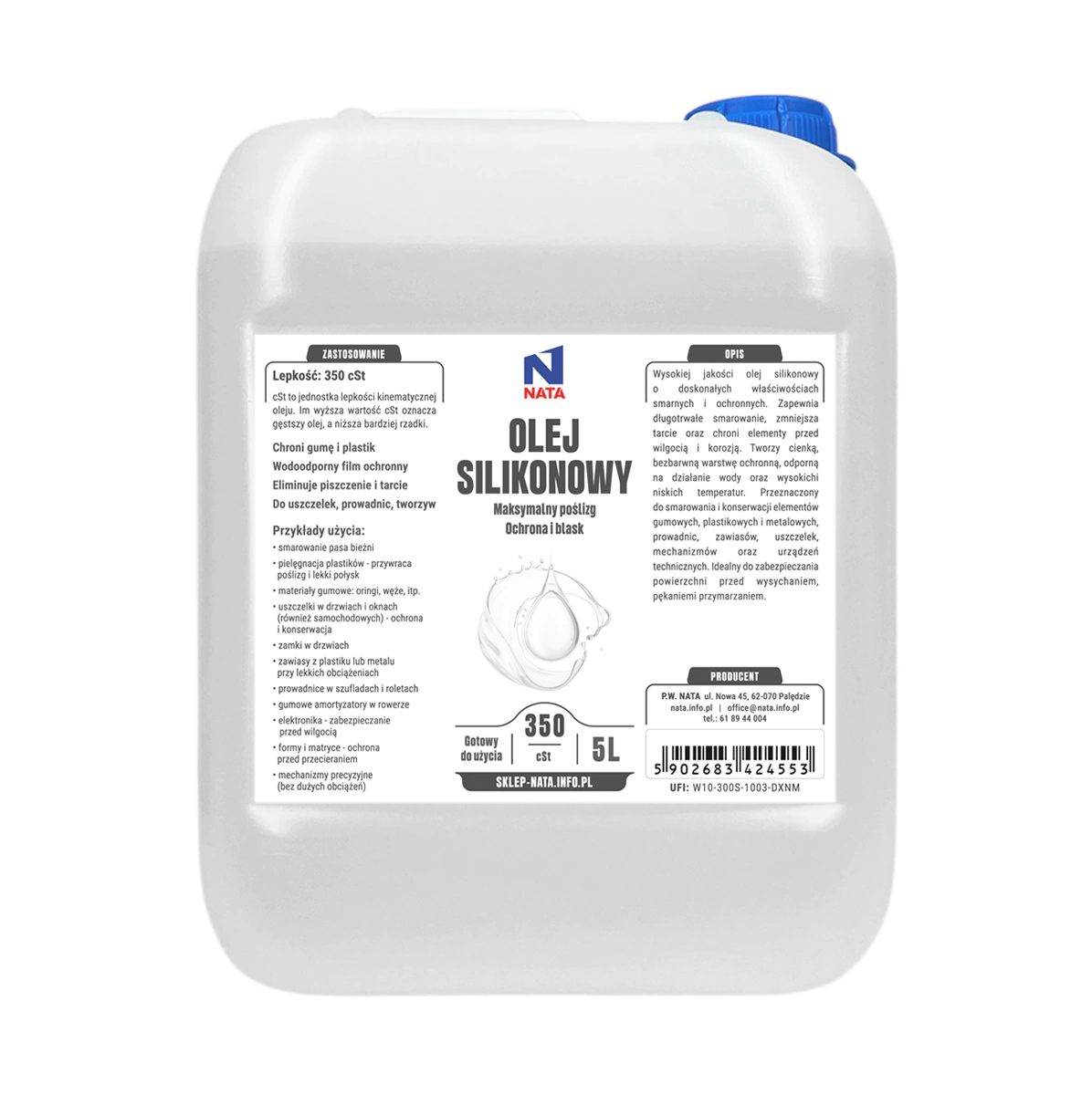 Olej silikonowy 5L