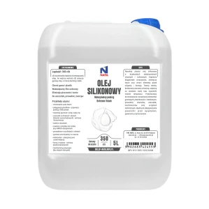 Olej silikonowy 5L (350cSt) do bieżni, do konserwacji uszczelek i tworzyw sztucznych