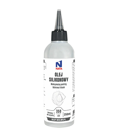 Olej silikonowy do smarowania bieżni, do konserwacji gumowych uszczelek | 250 ml