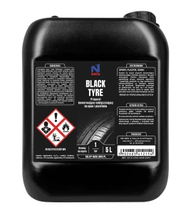 BLACK TYRE 5L - gotowy do użycia preparat do konserweacji i nabłyszczania opon i plastiku NATA
