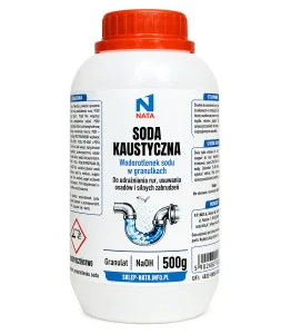 Wodorotlenek sodu - soda do udrażniania rur 500g