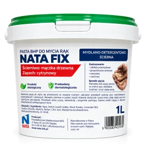 Pasta BHP Nata Fix ścierna do mycia rąk | 1L