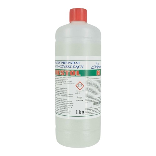 Restol K - kwaśny płyn do mycia WC, sanitariatów, toalet 1kg | NATA